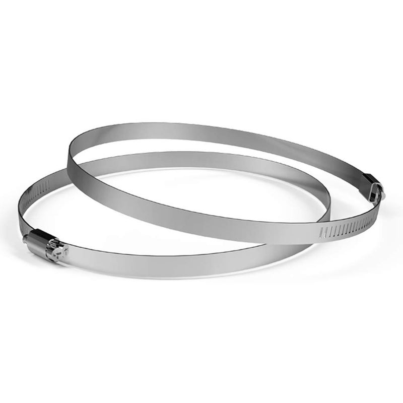 AC Infinity Stainless Steel Duct Clamps, 8-Inch (Pack of 2) for Ducting, Heating, Cooling, Exhaust, Ventilation - Image 1